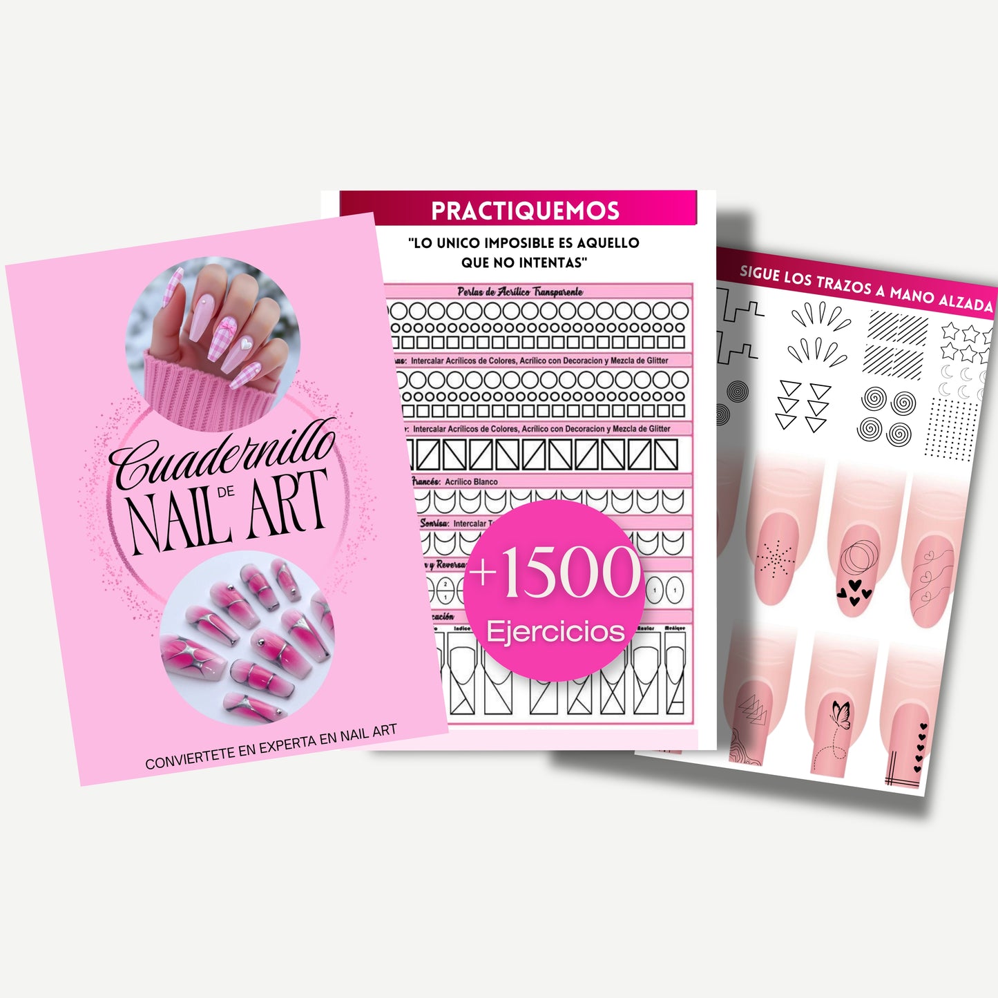 Cuadernillo de Nail Art + 6 Bonos Nail Art de 🎁