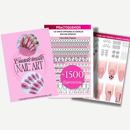 Cuadernillo de Nail Art + 6 Bonos Nail Art de 🎁