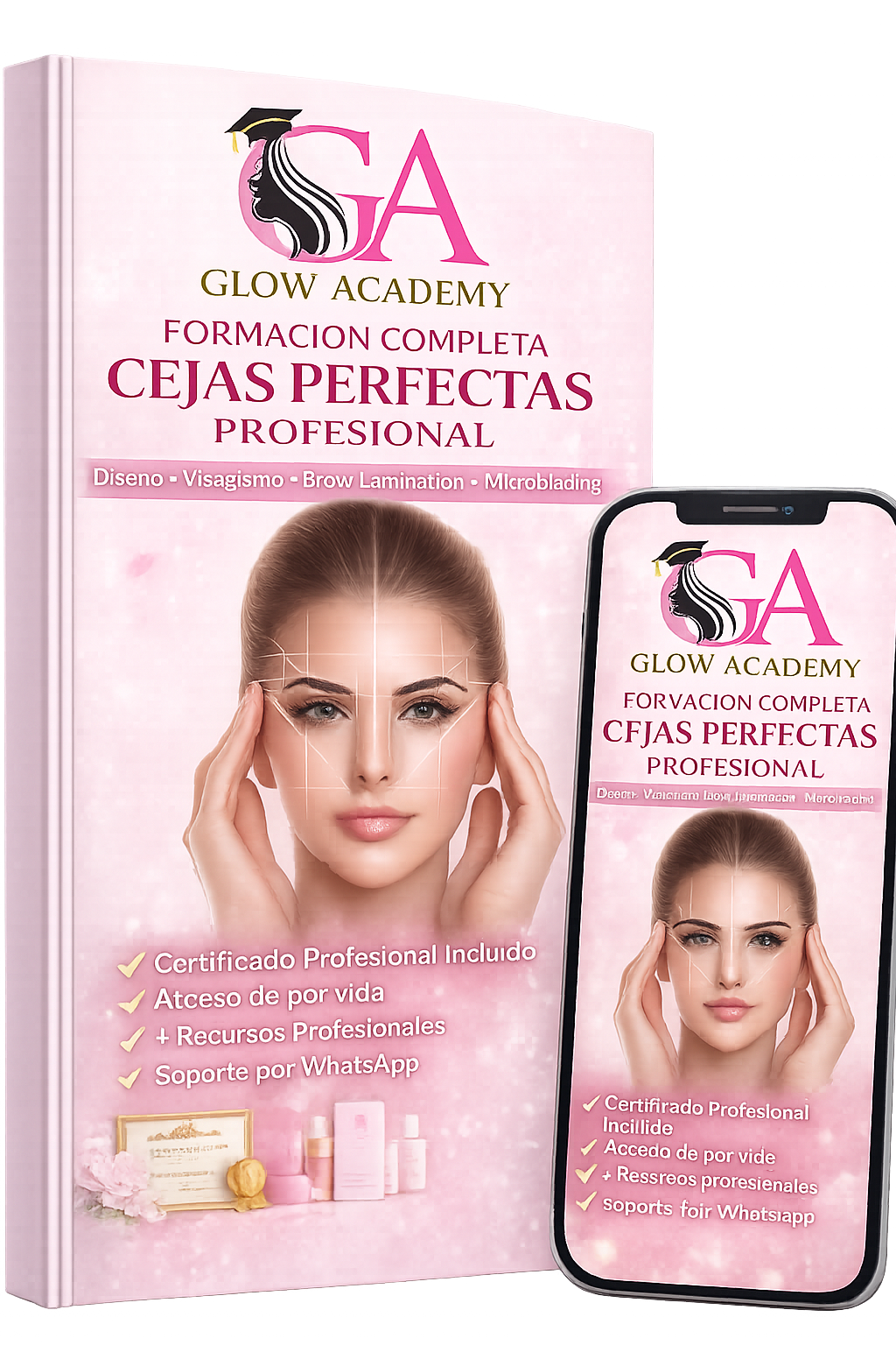 Guía de Cejas Perfectas, certificado