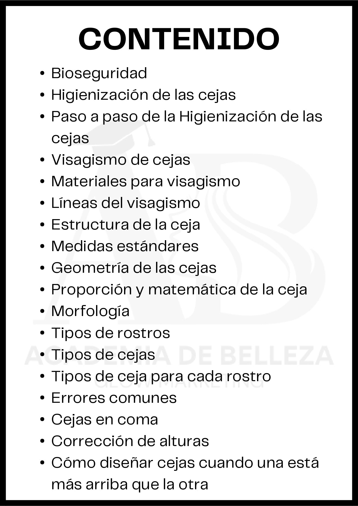Guía de Cejas Perfectas, certificado