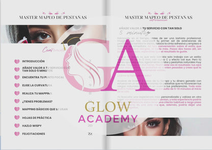 Guía Master Extensión de Pestañas+7 Bonos lash de Regalo+Certificado.